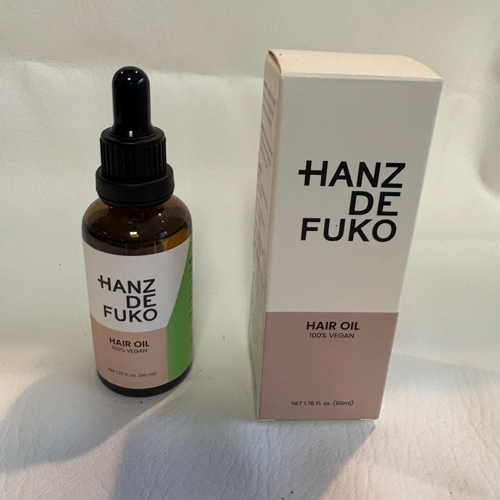 Hair Oil - Vegan Formula in Brown and Cream Hanz de Fuko
